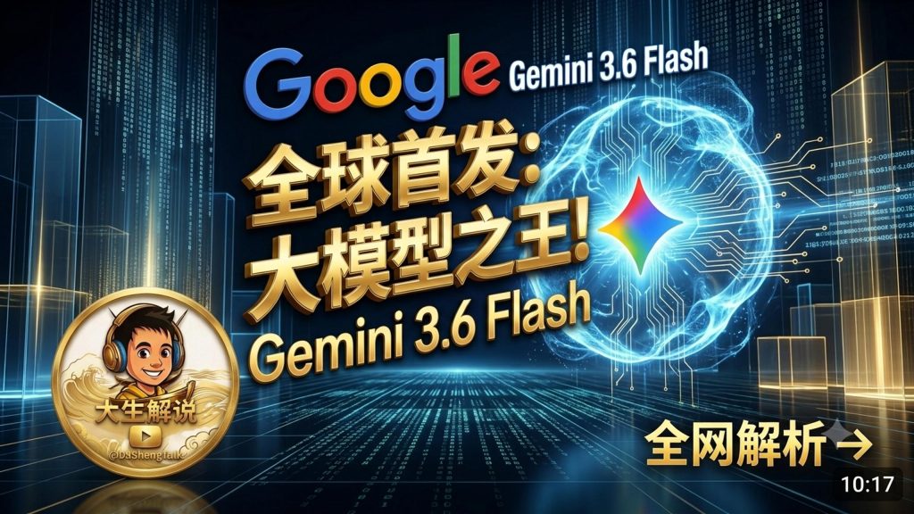 Google震撼发布！Gemini 3.6 Flash 全球首发，免费可用，Agent、编程、多模态全面实测